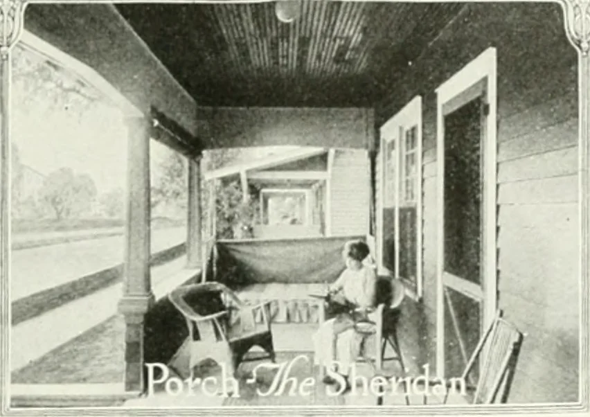 An illustration from Aladdin homes : "built in a day" Catalog no. 29, 1917, leaf 66