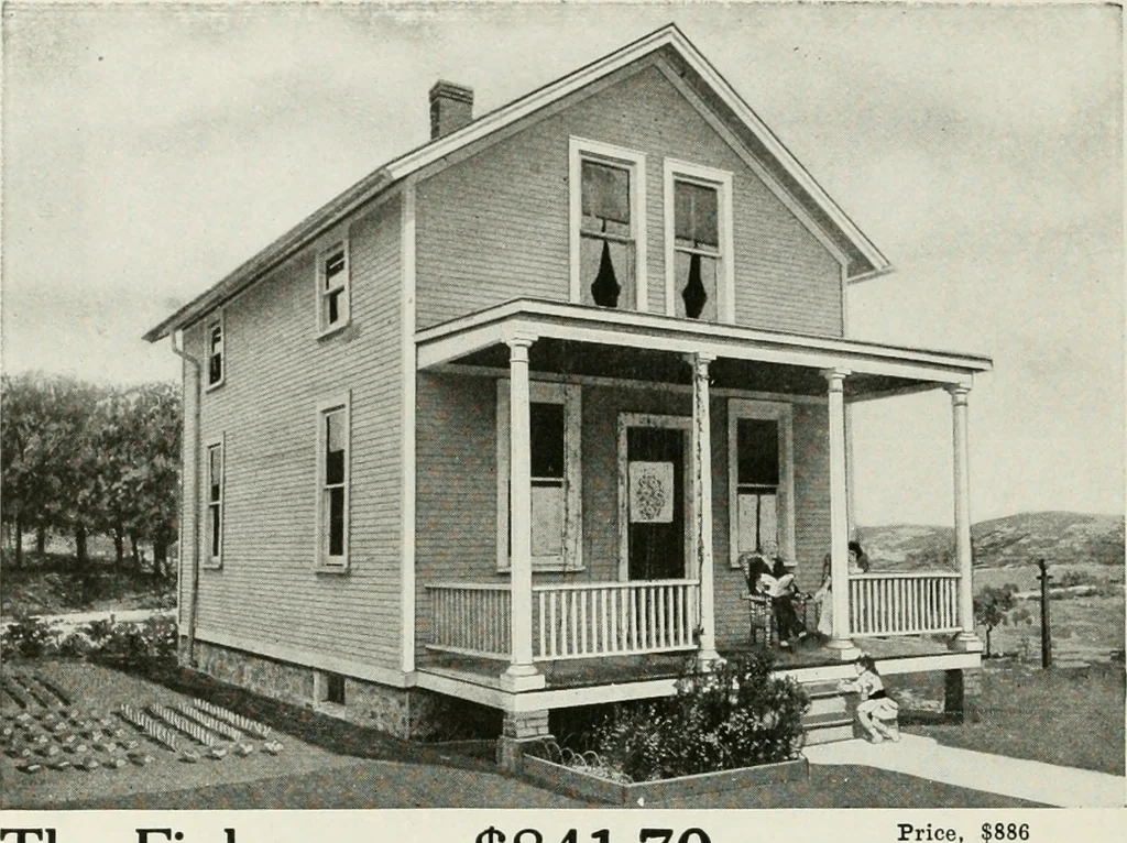 An illustration from Aladdin homes : "built in a day" Catalog no. 29, 1917, leaf 67