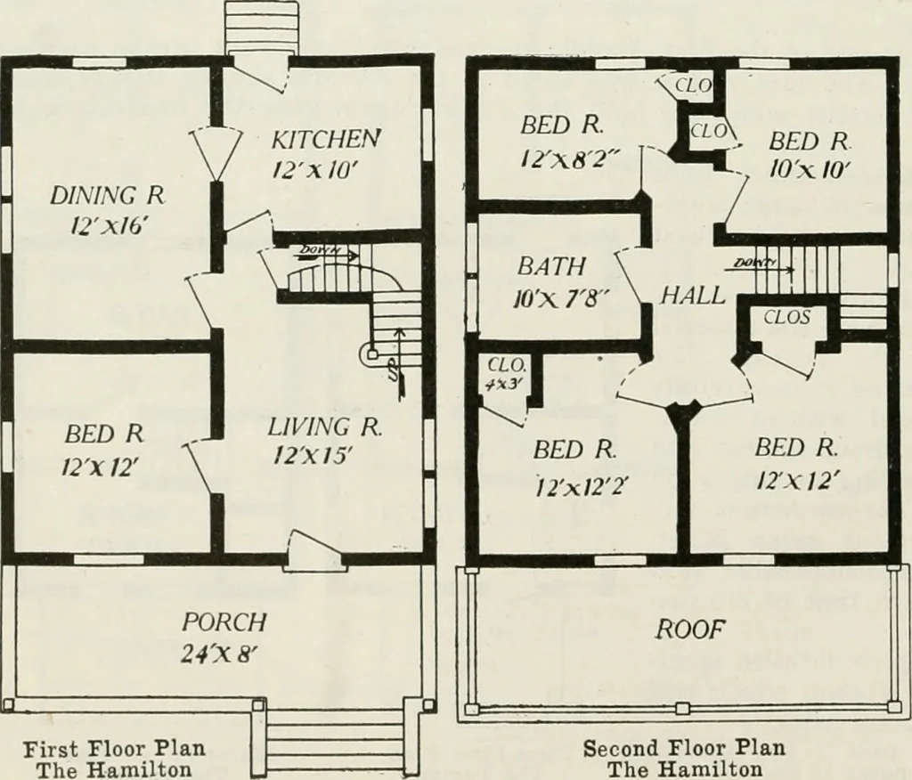 An illustration from Aladdin homes : "built in a day" Catalog no. 29, 1917, leaf 69