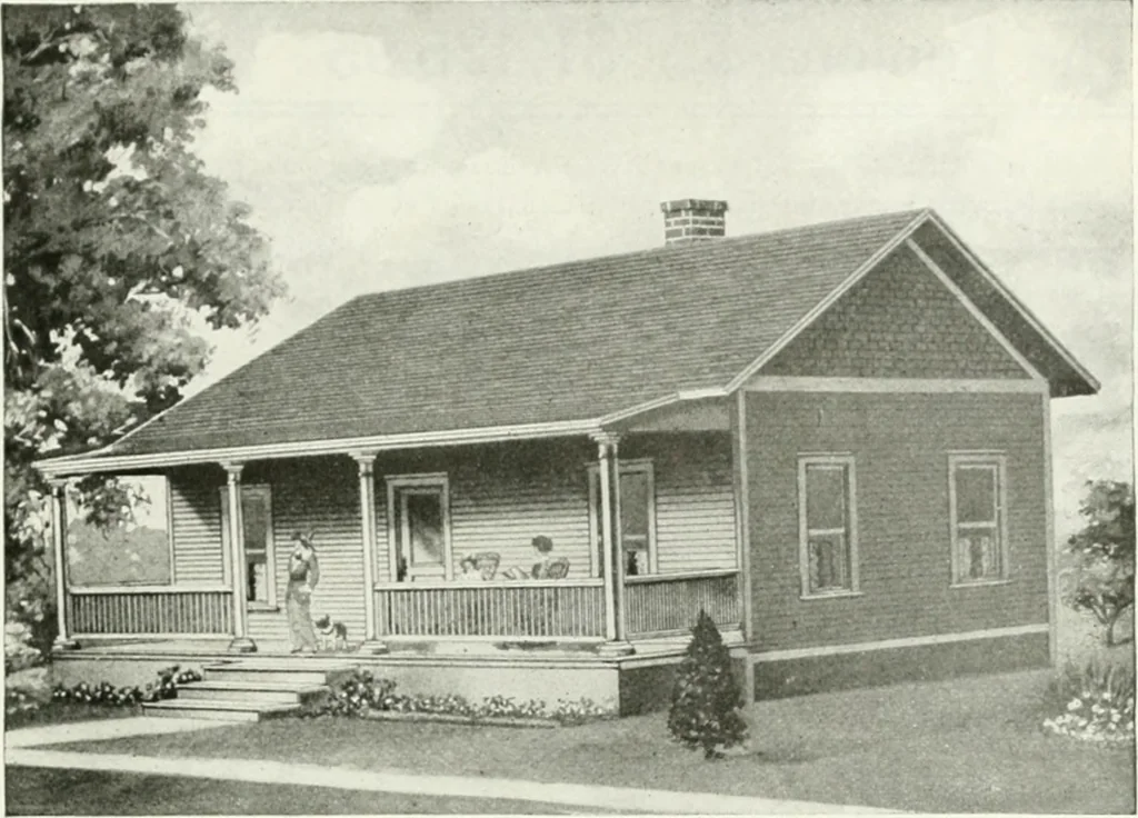 An illustration from Aladdin homes : "built in a day" Catalog no. 29, 1917, leaf 70