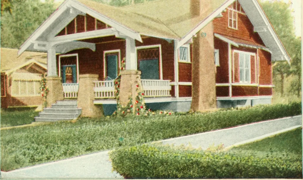 An illustration from Aladdin homes : "built in a day" Catalog no. 29, 1917, leaf 72