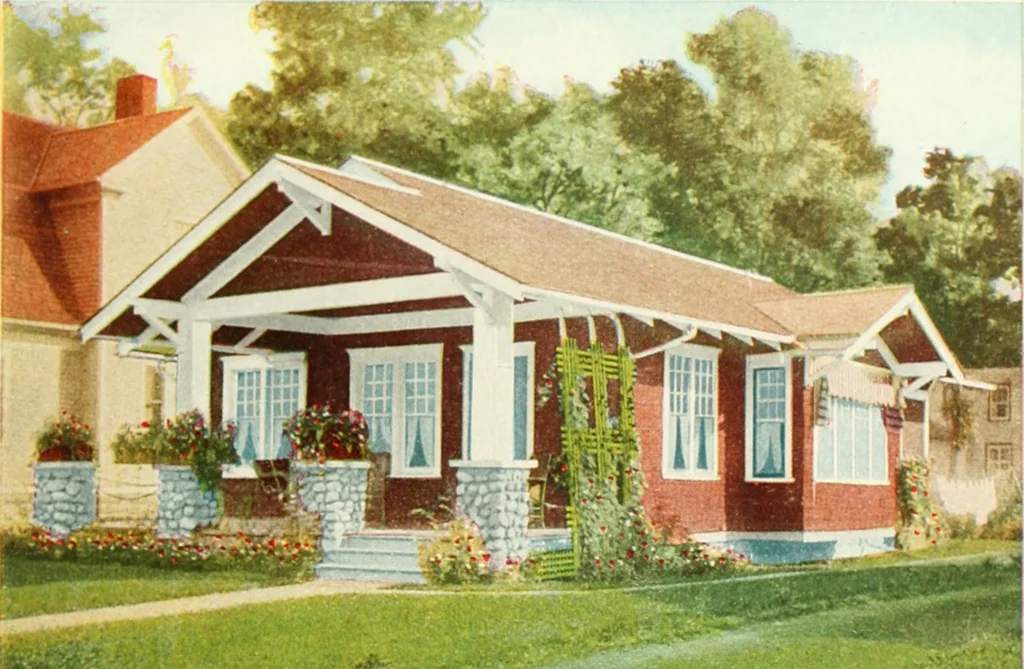 An illustration from Aladdin homes : "built in a day" Catalog no. 29, 1917, leaf 74