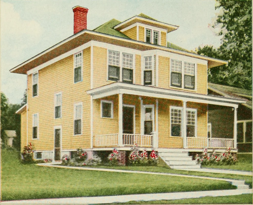 An illustration from Aladdin homes : "built in a day" Catalog no. 29, 1917, leaf 75