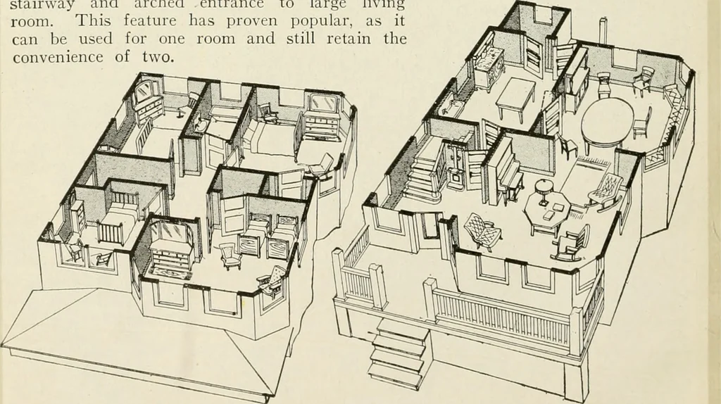 An illustration from Aladdin homes : "built in a day" Catalog no. 29, 1917, leaf 75