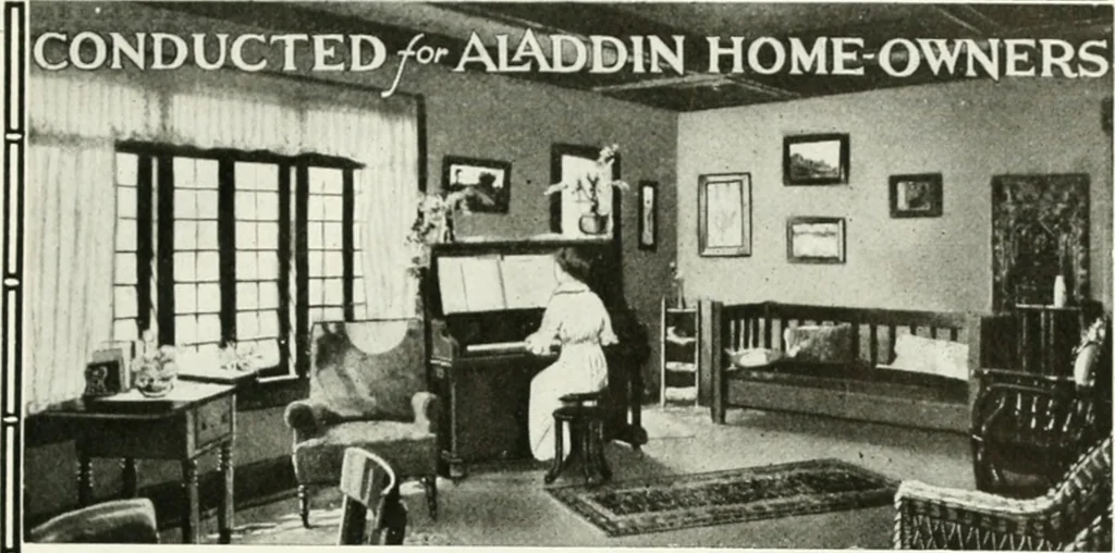 An illustration from Aladdin homes : "built in a day" Catalog no. 29, 1917, leaf 80