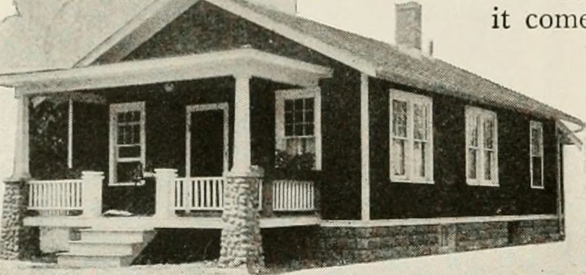 An illustration from Aladdin homes : "built in a day" Catalog no. 29, 1917, leaf 83