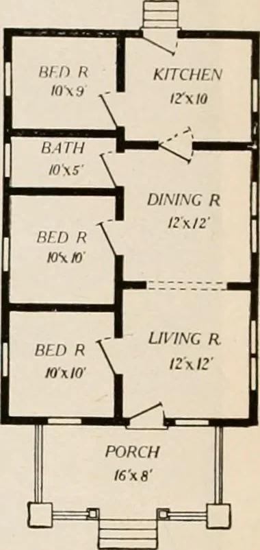 An illustration from Aladdin homes : "built in a day" Catalog no. 29, 1917, leaf 83