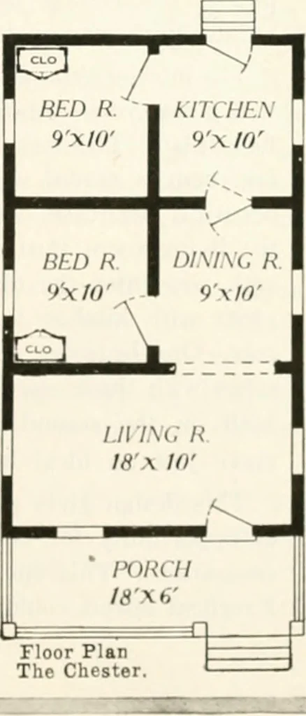 An illustration from Aladdin homes : "built in a day" Catalog no. 29, 1917, leaf 86