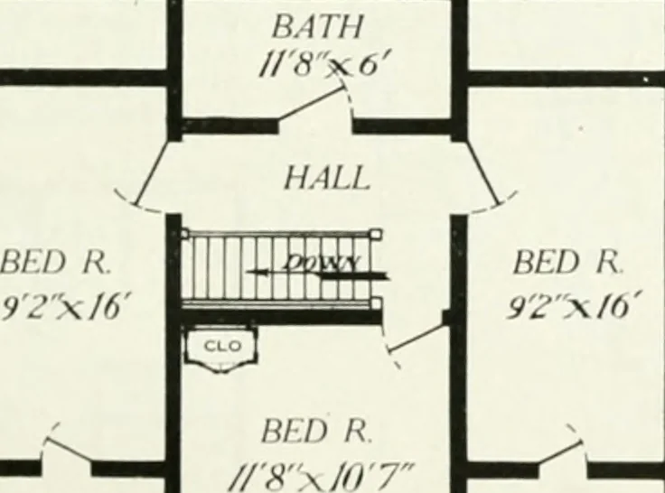 An illustration from Aladdin homes : "built in a day" Catalog no. 29, 1917, leaf 88