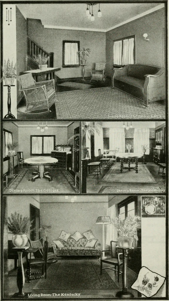 An illustration from Aladdin homes : "built in a day" Catalog no. 29, 1917, leaf 90