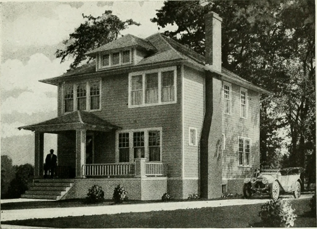 An illustration from Aladdin homes : "built in a day" Catalog no. 29, 1917, leaf 92