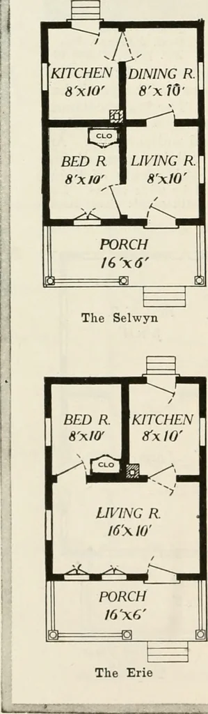 An illustration from Aladdin homes : "built in a day" Catalog no. 29, 1917, leaf 93
