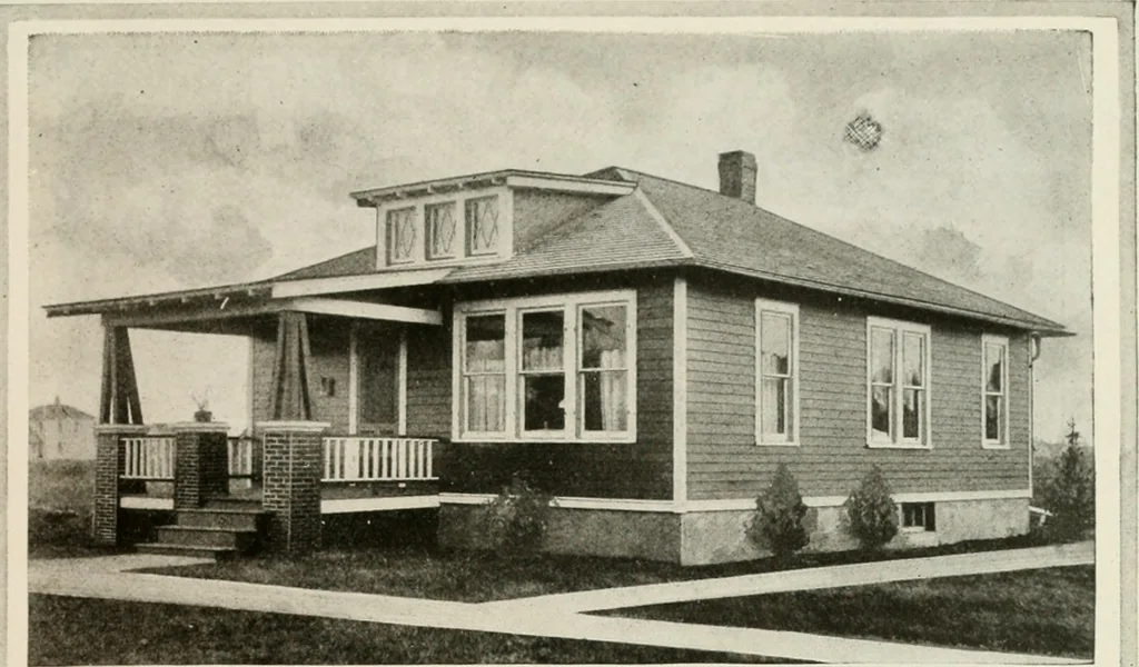 An illustration from Aladdin homes : "built in a day" Catalog no. 29, 1917, leaf 96
