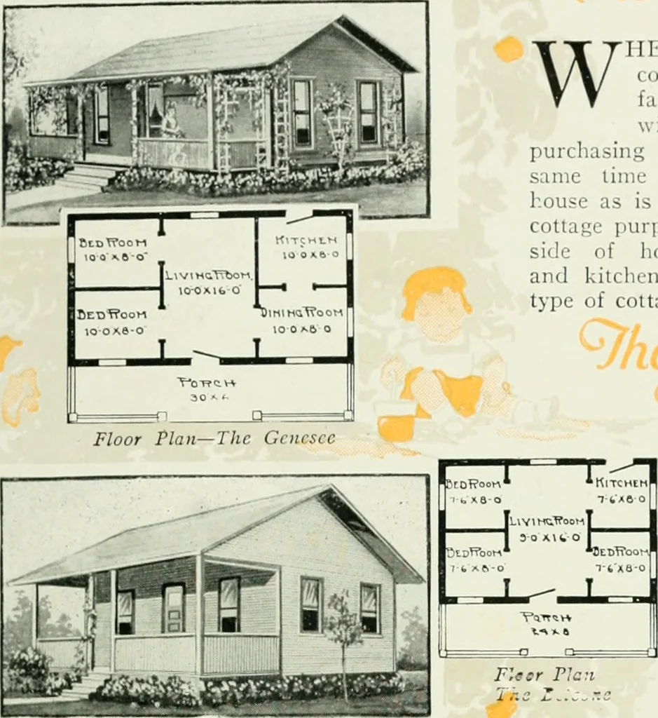 An illustration from Aladdin homes : "built in a day"., 1920, leaf 112