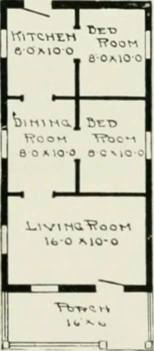 An illustration from Aladdin homes : "built in a day"., 1920, leaf 112