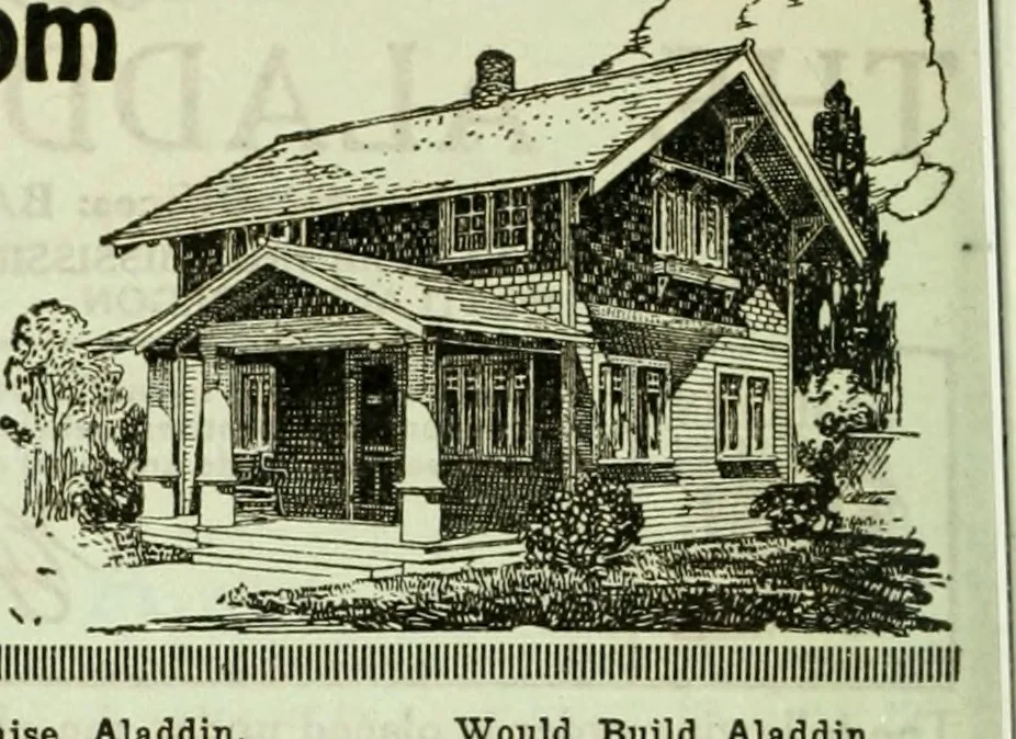 An illustration from Aladdin homes : "built in a day"., 1920, leaf 115