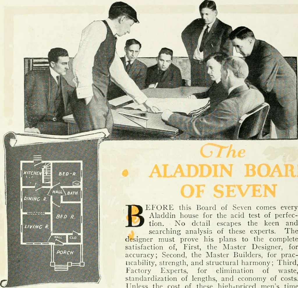An illustration from Aladdin homes : "built in a day"., 1920, leaf 15