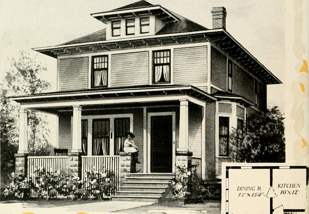 An illustration from Aladdin homes : "built in a day"., 1920, leaf 21