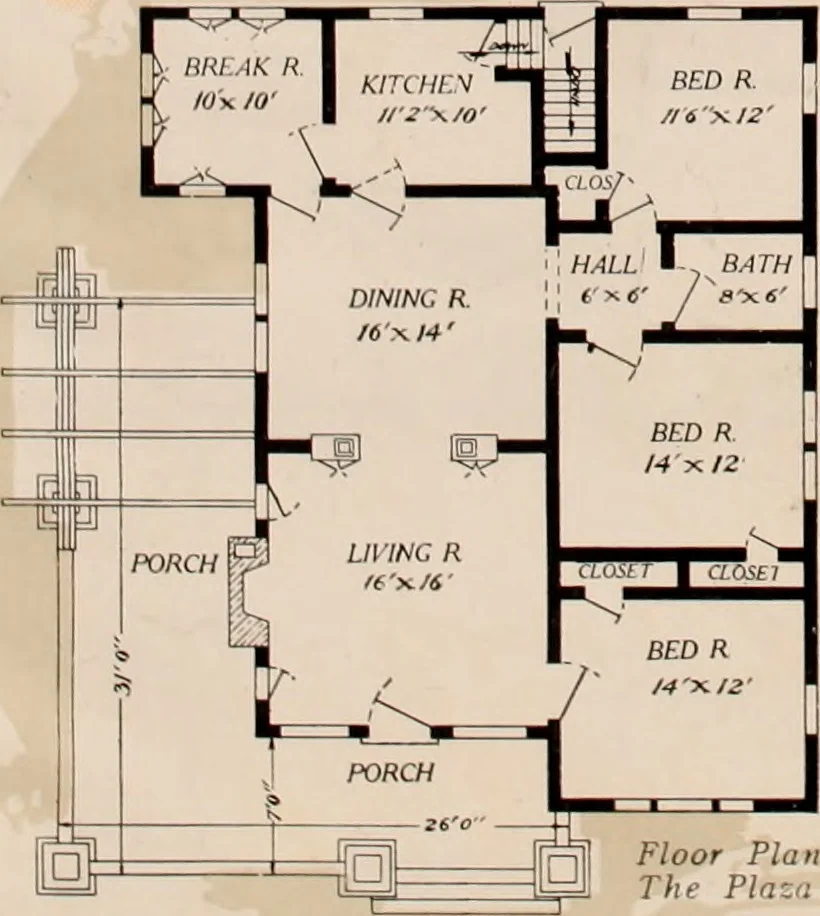 An illustration from Aladdin homes : "built in a day"., 1920, leaf 22