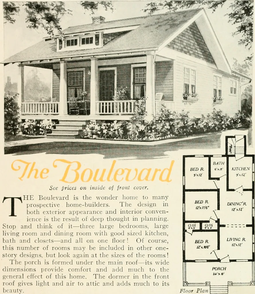 An illustration from Aladdin homes : "built in a day"., 1920, leaf 24