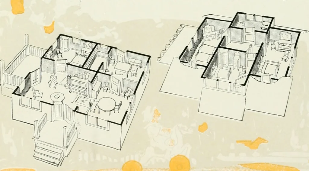 An illustration from Aladdin homes : "built in a day"., 1920, leaf 25