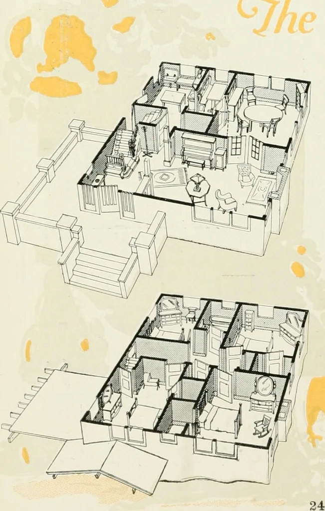 An illustration from Aladdin homes : "built in a day"., 1920, leaf 27