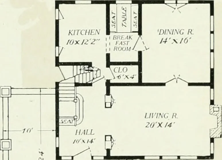 An illustration from Aladdin homes : "built in a day"., 1920, leaf 28