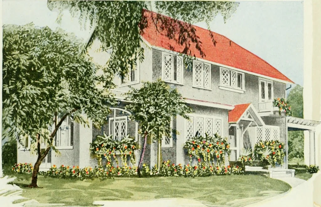 An illustration from Aladdin homes : "built in a day"., 1920, leaf 32