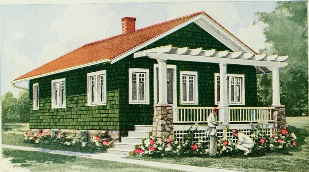 An illustration from Aladdin homes : "built in a day"., 1920, leaf 33