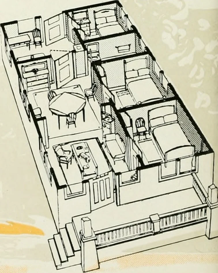 An illustration from Aladdin homes : "built in a day"., 1920, leaf 33