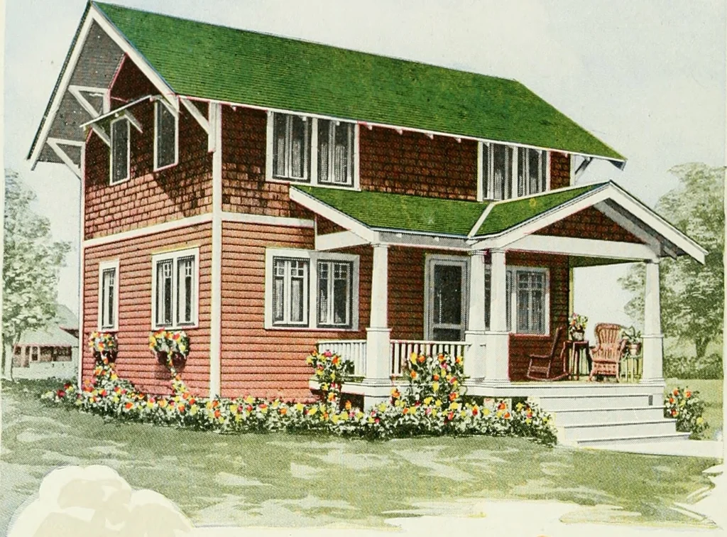 An illustration from Aladdin homes : "built in a day"., 1920, leaf 35