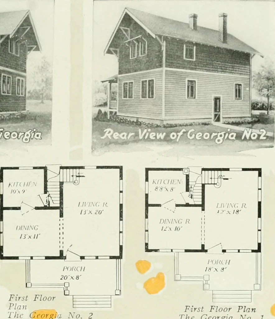 An illustration from Aladdin homes : "built in a day"., 1920, leaf 36