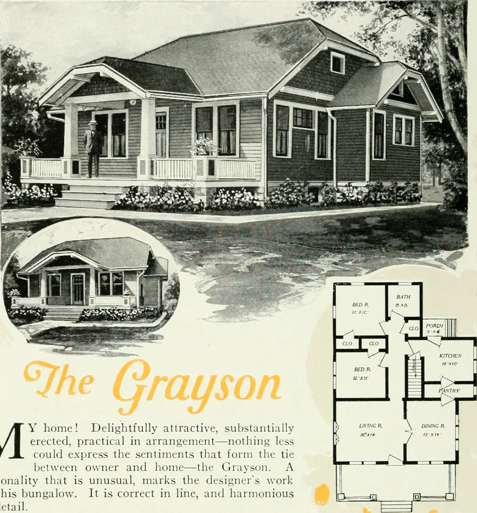 An illustration from Aladdin homes : "built in a day"., 1920, leaf 37
