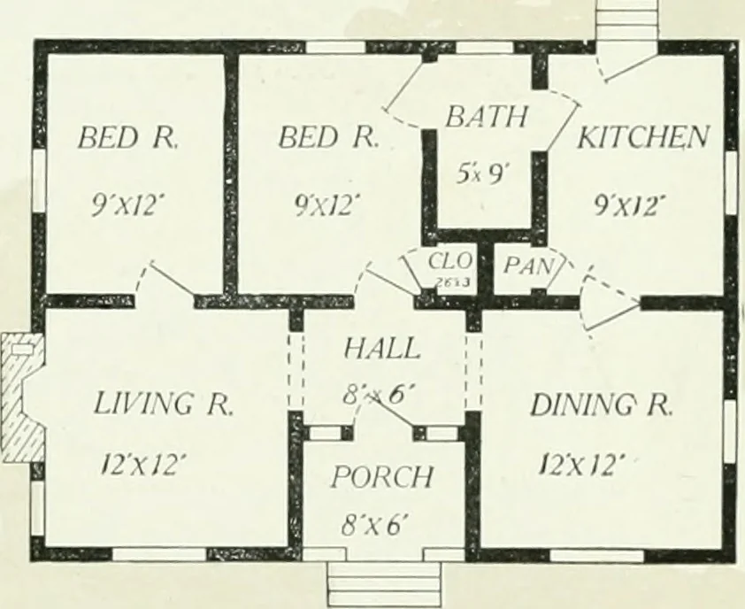 An illustration from Aladdin homes : "built in a day"., 1920, leaf 38
