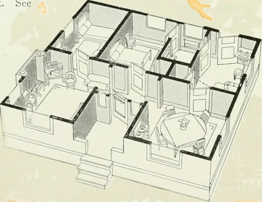 An illustration from Aladdin homes : "built in a day"., 1920, leaf 38