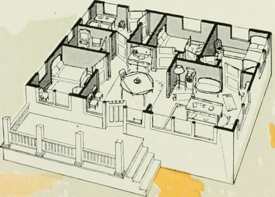 An illustration from Aladdin homes : "built in a day"., 1920, leaf 40