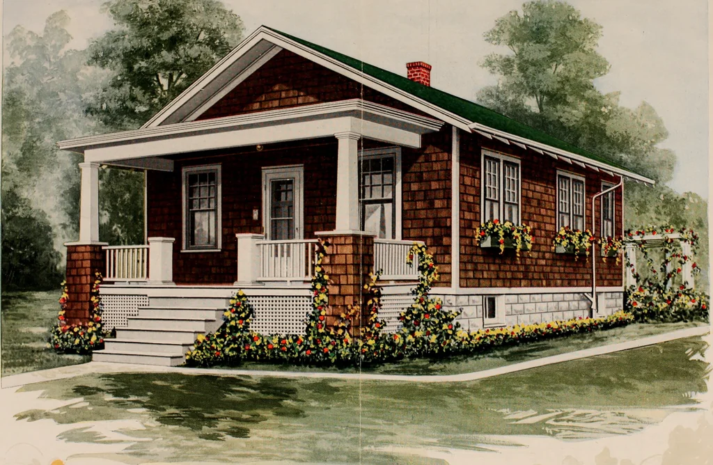 An illustration from Aladdin homes : "built in a day"., 1920, leaf 44