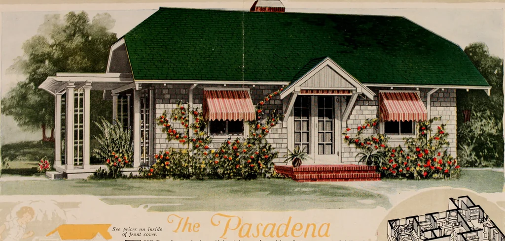 An illustration from Aladdin homes : "built in a day"., 1920, leaf 45