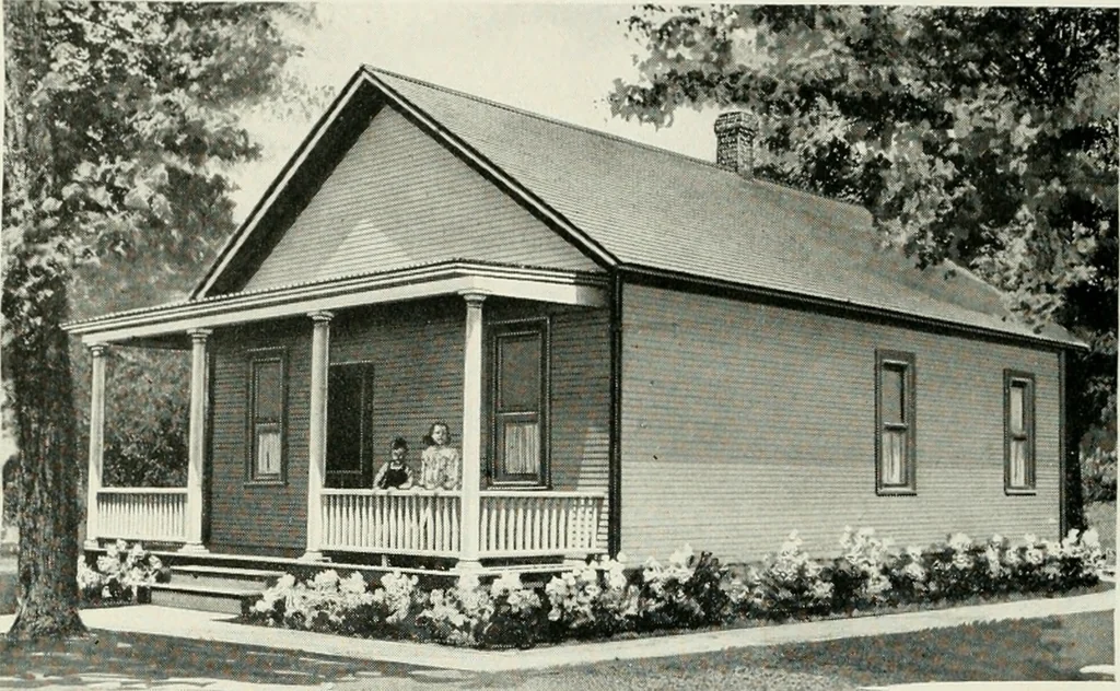 An illustration from Aladdin homes : "built in a day"., 1920, leaf 49