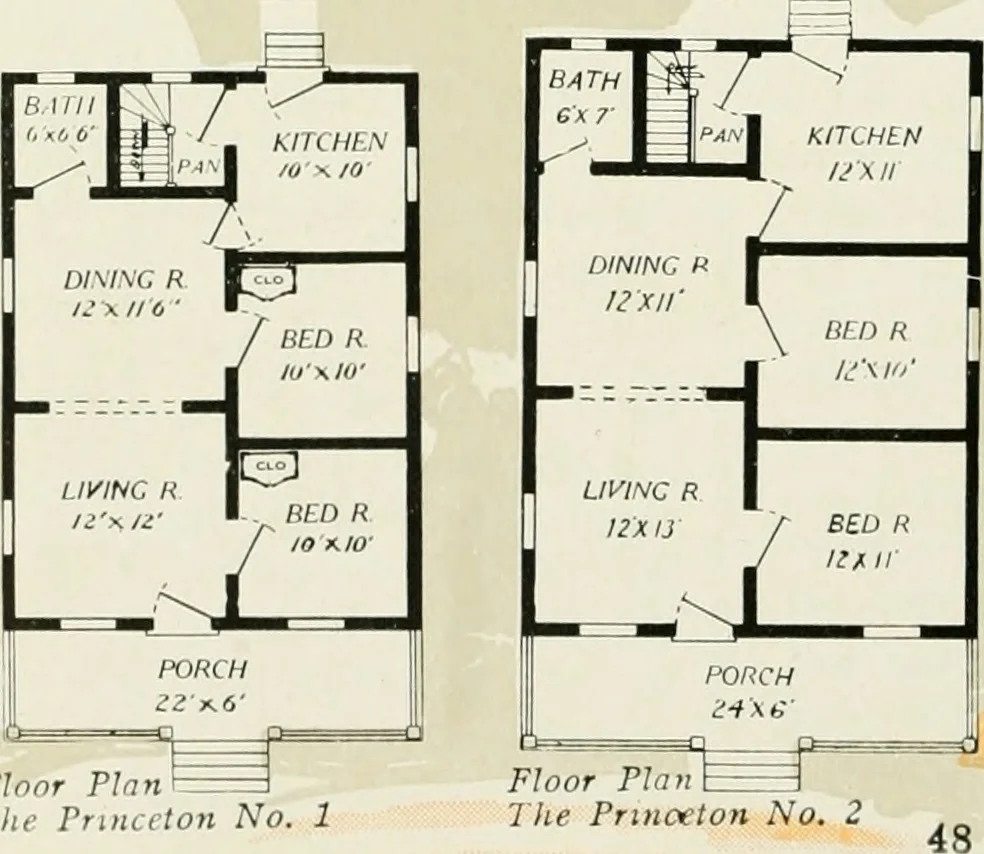 An illustration from Aladdin homes : "built in a day"., 1920, leaf 49