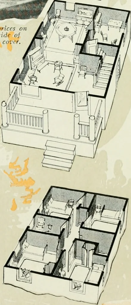 An illustration from Aladdin homes : "built in a day"., 1920, leaf 50