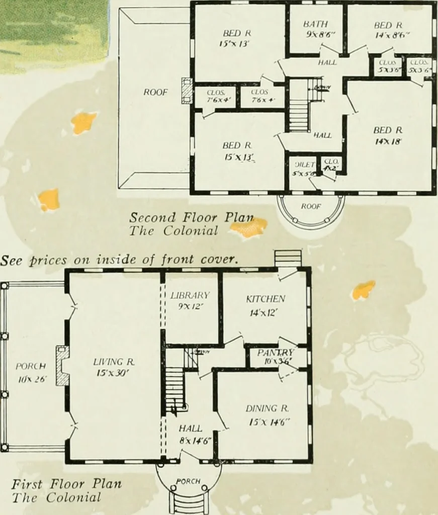 An illustration from Aladdin homes : "built in a day"., 1920, leaf 52
