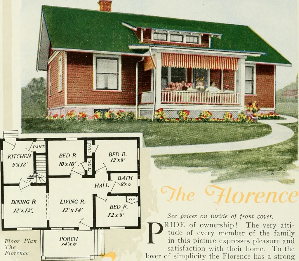 An illustration from Aladdin homes : "built in a day"., 1920, leaf 53