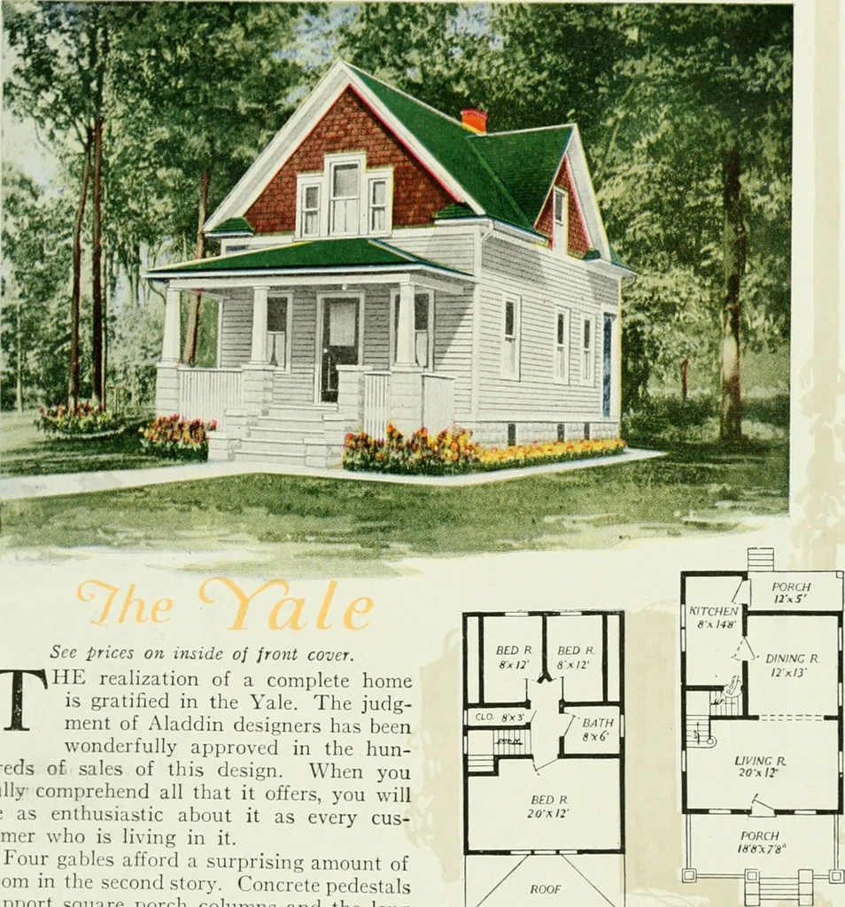 An illustration from Aladdin homes : "built in a day"., 1920, leaf 54