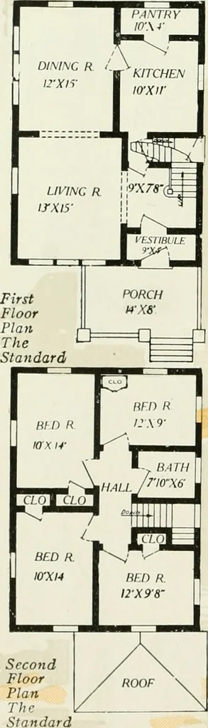 An illustration from Aladdin homes : "built in a day"., 1920, leaf 55