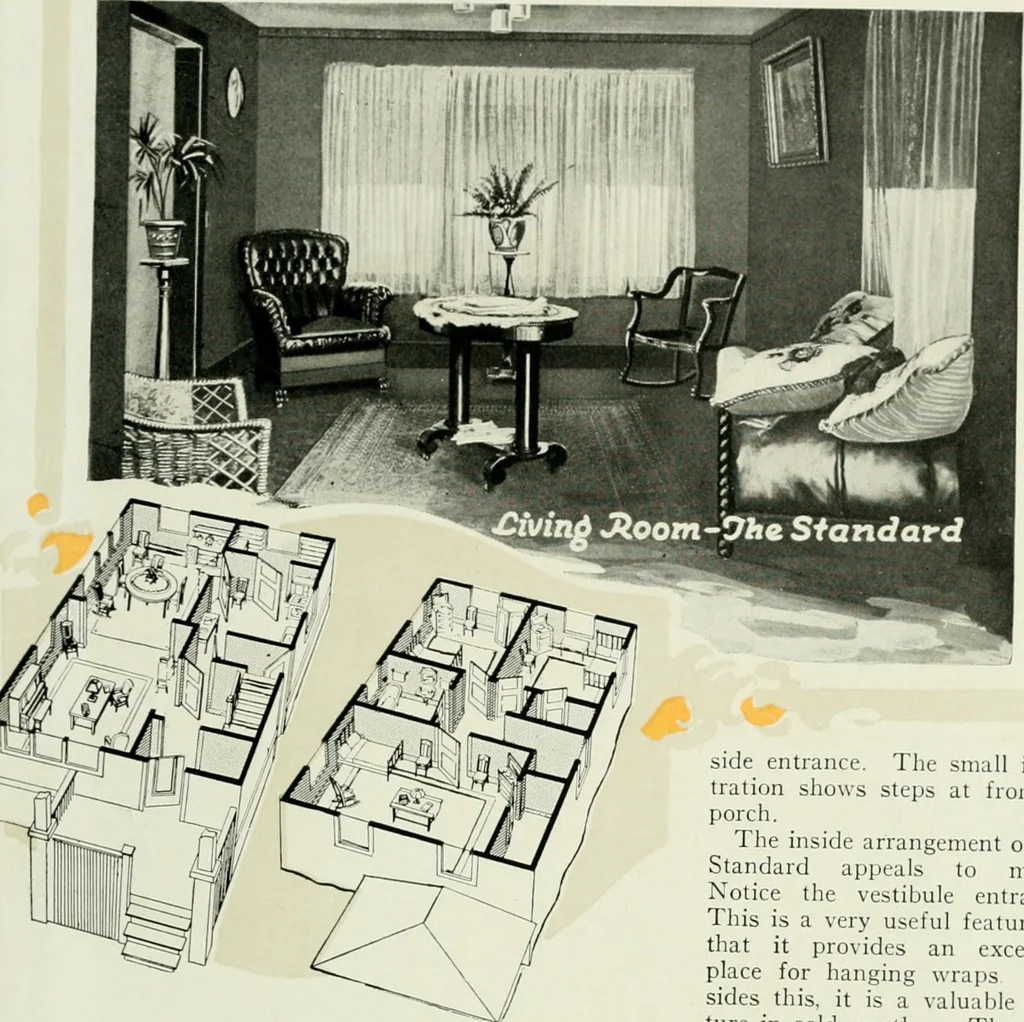 An illustration from Aladdin homes : "built in a day"., 1920, leaf 56
