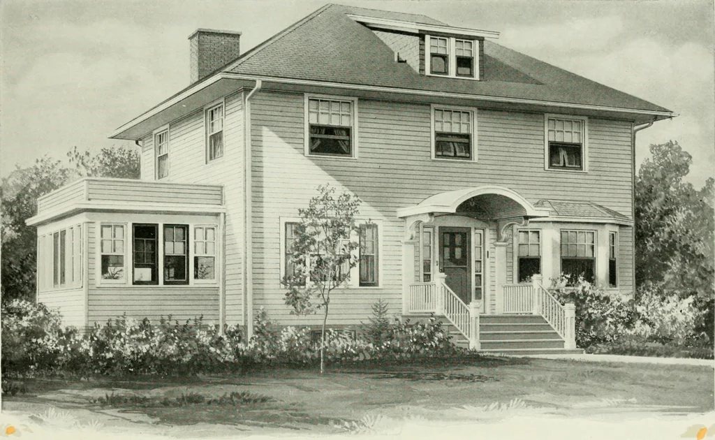 An illustration from Aladdin homes : "built in a day"., 1920, leaf 58