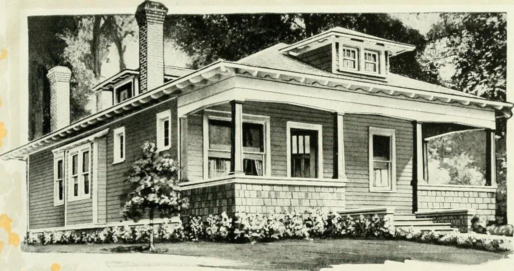 An illustration from Aladdin homes : "built in a day"., 1920, leaf 60