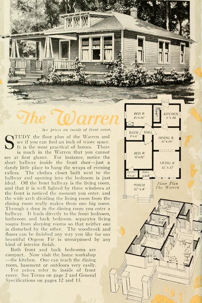 An illustration from Aladdin homes : "built in a day"., 1920, leaf 61