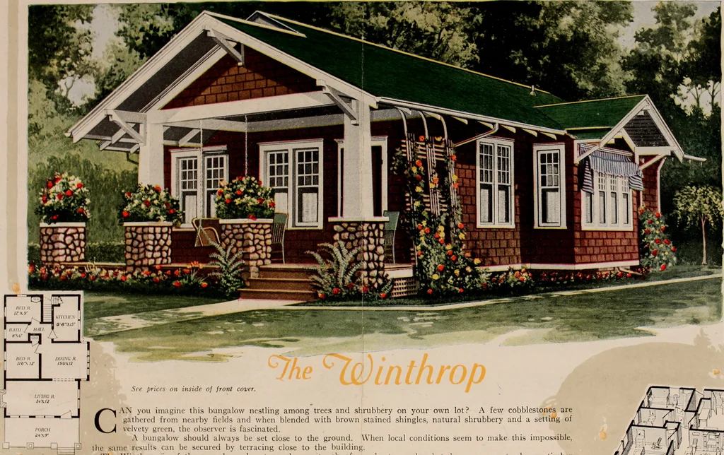 An illustration from Aladdin homes : "built in a day"., 1920, leaf 63